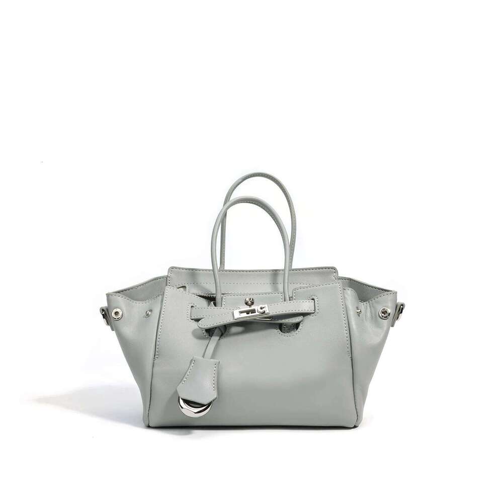 Tote 2024 Trend Large Capacity Female Shoulder Bag High Quality Genuine Leather Simple Designer Woman Handbag