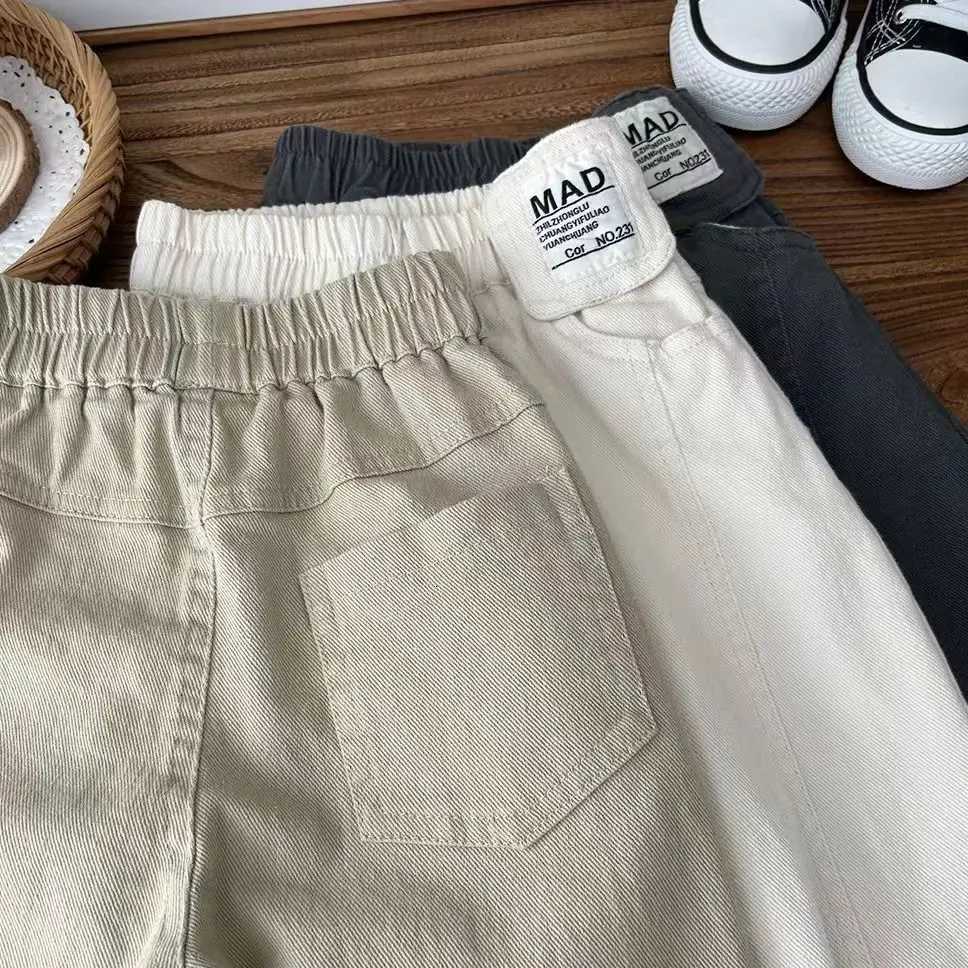 New Spring Autumn Boys Pants 210 Years Loose And Comfortable Casual Long Trousers For Kids Children Birthday PresentT251027
