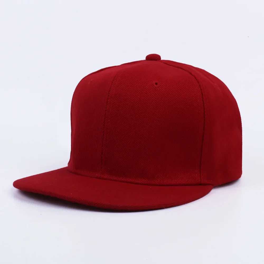 Unisex Cap Acrylic Plain Snapback Hat High Quality Adult Hip Hop Baseball Caps for Men Women Outdoor Leisure Baseball Flat HatW251027