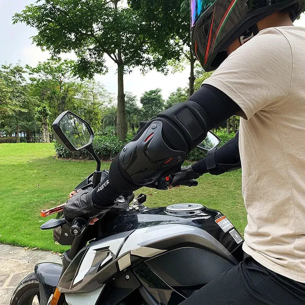 Motorcycle Knee Pads Motorbike Elbow Pads Protector Set Motocross Riding Knee Pads Night Reflective Racing Guards Protection 251023