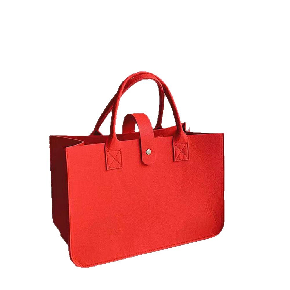 Designer's new colored felt bag, large capacity portable handbag, storage felt bag, gift bag