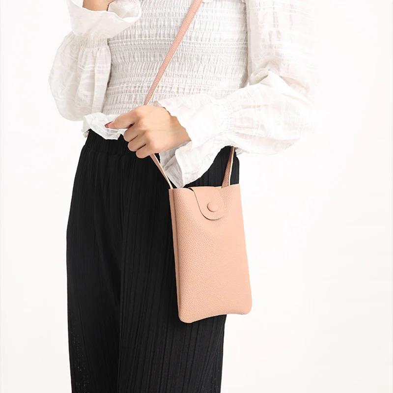 Casual Woman Mobile Phone Bag Crossbody Solid Color Small Shoulder Bag Hasp Summer er Bag Ladies Clutch Bags and Purses 251027