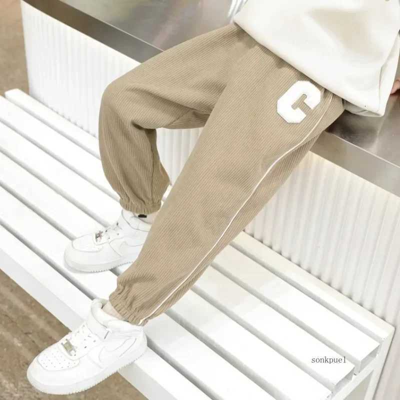 Childrens Warm Pants Thickened Fleecelined New Autumn Winter Sports Pant for Kids Babies Casual Trousers for Boys Girls BabyT251027