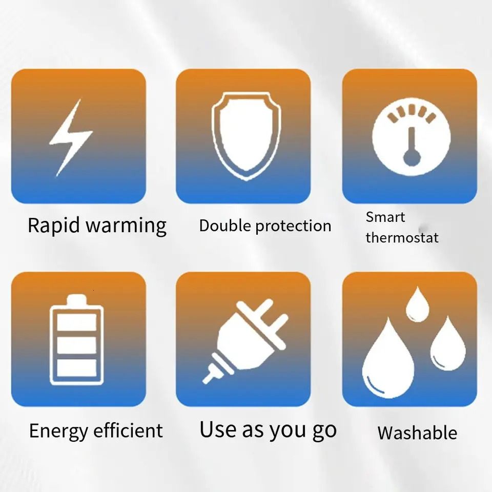 Cuttable USB Heated Shoe Insoles Rapid Heating 3 Gear Control Warm Thermal Insoles Washable NonSlip Electric Foot Warming Pad251020