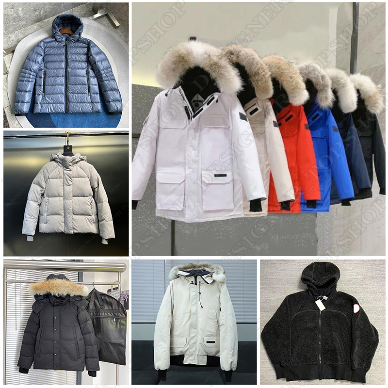 Canada Jacket Zipper Coat White Duck Down Jacket Winter Warmbody Outwear Parka Coat Badge Tops Jackets Down Jackets Quality doudoune coat wyndham parka jacket