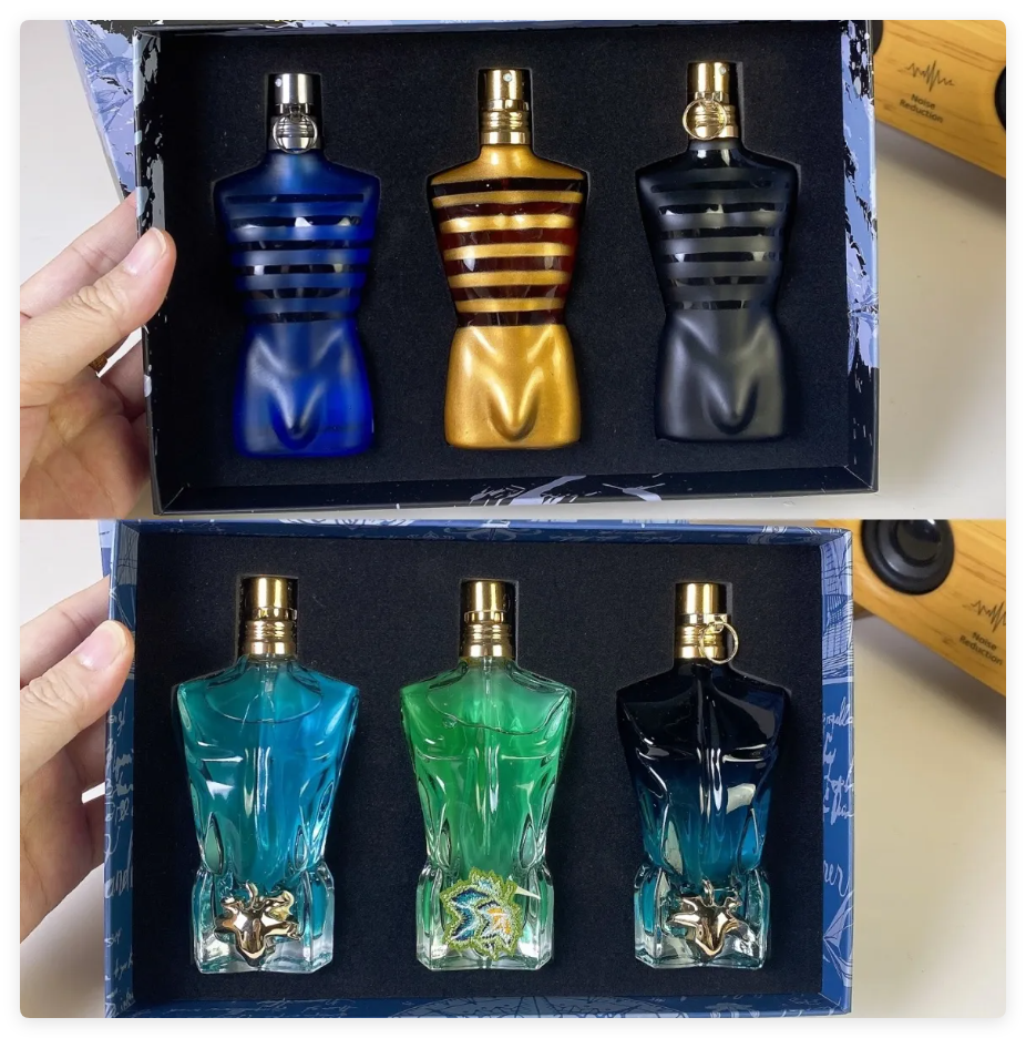 New Perfume Gift Set Men Women Cologne Fragrance 40ml 3PCS EDP EAU De Parfum Brand Perfum Long Pleasant Fragranc Gifts fast ship