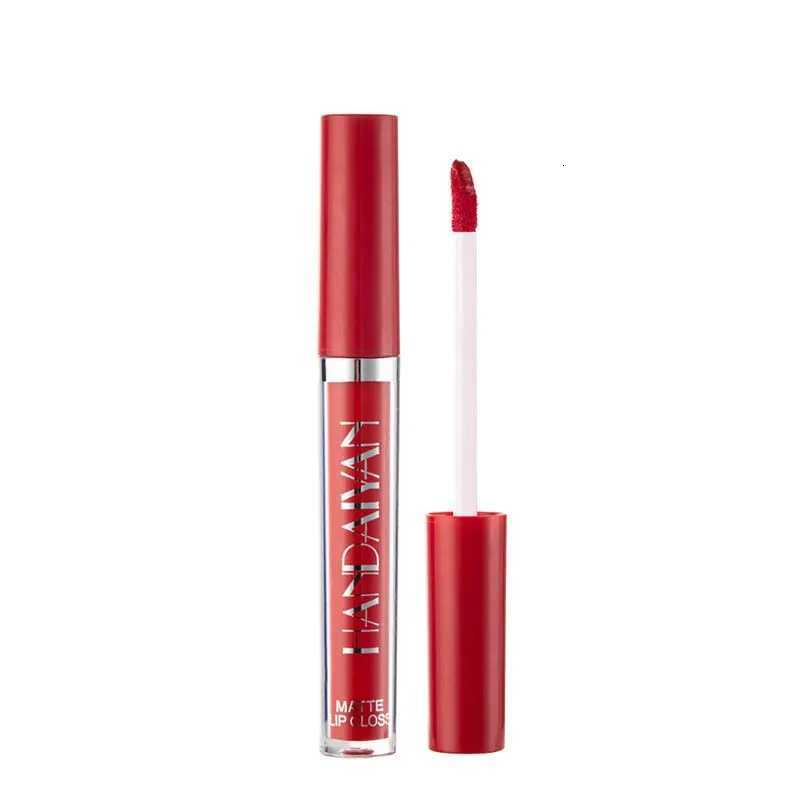 HANDAIYAN Sexy Red Lip Tint Matte Liquid Lipstick Waterproof Easy To Color 2 Matte Bare Pink Lipstick for Girls Makeup Cosmetic W251027
