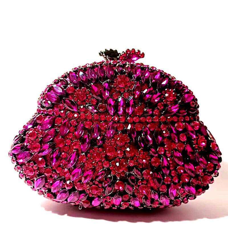 XIYUAN Dia Evening Bag Women Rhinestone Wedding Bridal Clutch Fashion Ladies Celebrities Crystal Handbag For Party