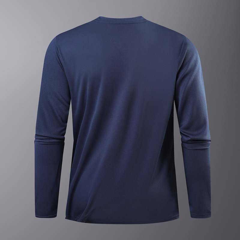Breathable, moisture-wicking Outdoor Sports Long Sleeve Sweatshirt Round Neck Long T-Shirt
