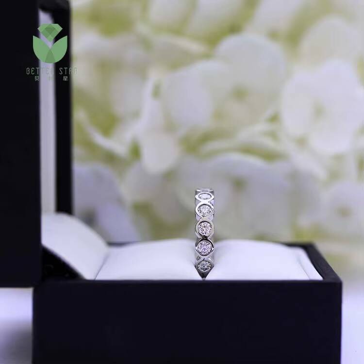 BetterStar Custom Design HPHT Lab Grown Diamond Fine Jewelry Wedding Diamond Ring CVD Lab Created Diamond Engagement Ring Women