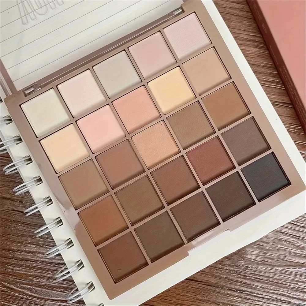 25 Color Eyeshadow Palette Natural Gray Brown Earthy Tone Coffee Chocolate Style Makeup Shadows for Eyes Make Up Women CosmeticsXJ251027