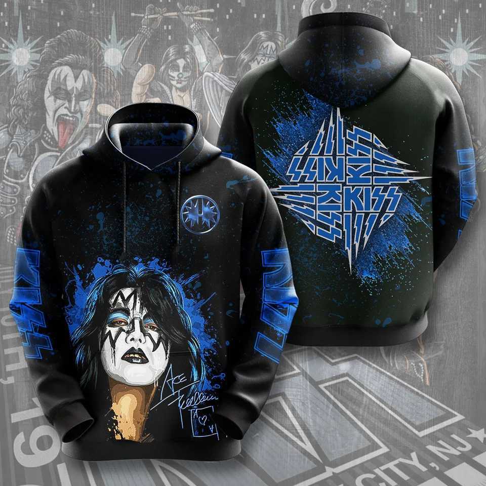 2026 Hot Rock Kiss Hoodies 3D Printed Men Women Funny Long Sleeve Sweatshirt Shirt Street Man Hoodies Tops Y2k Hoodies W251027