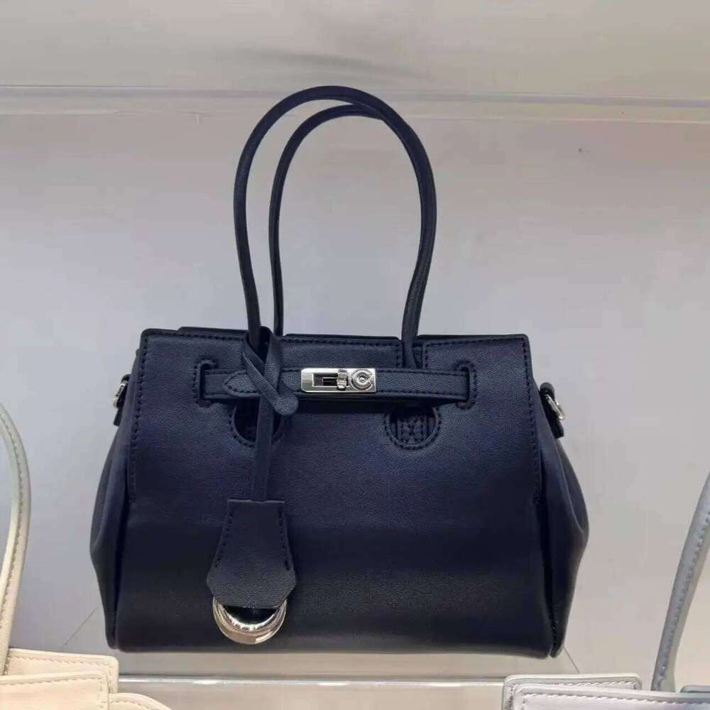 Tote 2024 Trend Large Capacity Female Shoulder Bag High Quality Genuine Leather Simple Designer Woman Handbag