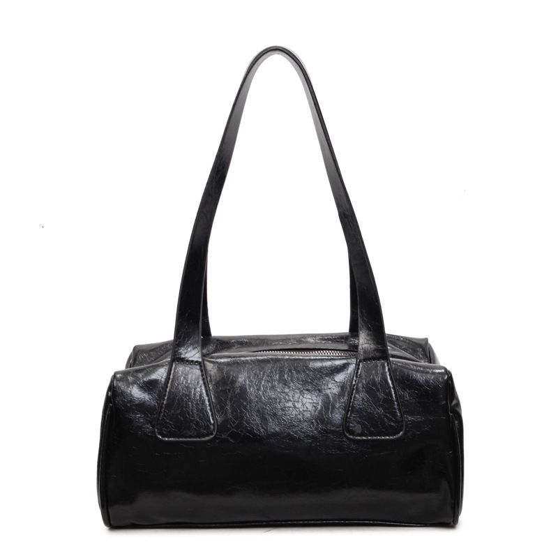 Korean style niche retro texture style underarm long stick bag, winter new elegant casual handbag, trendy and versatile women's shoulder bag, des