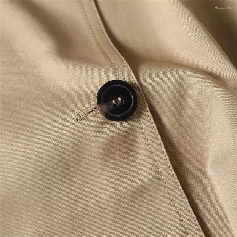 Women's Jackets Autumn Fashion Classic British Style Short Edition Double Breasted Windbreaker Coat