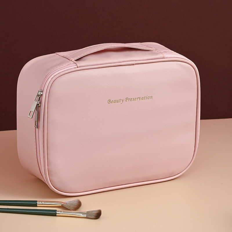 The Heart Disassembling Partition Cosmetic Bag Large Capacity Advanced Sense Multi-Function Cosmetic Wash Storage Bag