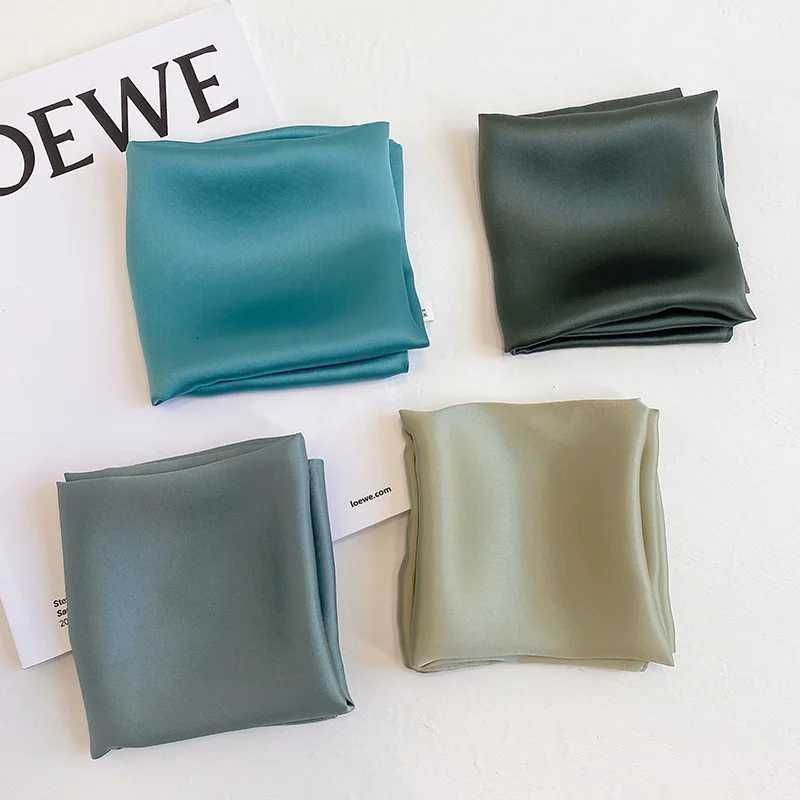 Fashion Real Silk Scarf Wen Shawls Wraps for Ladies Neckerchi Foard Scarves Pashmina Fa Shawl Hijab Bandana 2024W251027