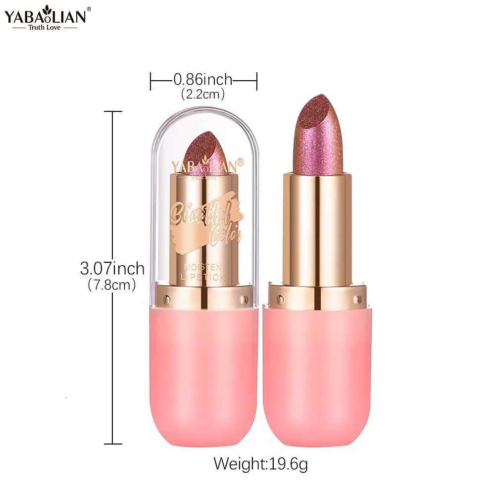 Metallic Violet Chameleon Lipstick Color Changing Matte Glitter Diamond Lipstick Waterproof Pearl Shine Lip Gloss Sexy Makeup W251027