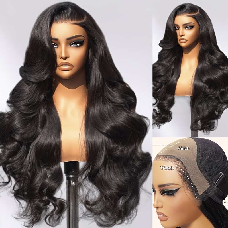 UNICE Everything Glueless Frontal With Baby 3D Body Wave 13X4 HD Cut Lace Front Wigs Human Hair Bleached Invisible Bye Knots Wig Pre Plucked