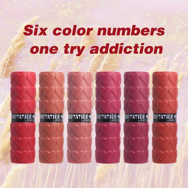 Matte Lipstick Set 6 Colors Velvet Smooth Nude Lip Stick Long Lasting Moisturizing and Waterproof NonStick Cosmetic Gifts W251027