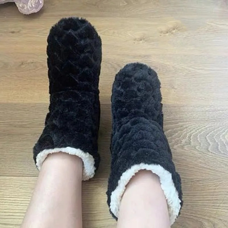 Thick Thermal Socks Men Women Winter Warm Home Soft Thickened Plus Velvet Sleeping Anti Slip Floor Slipper Sock For Christmas 251027
