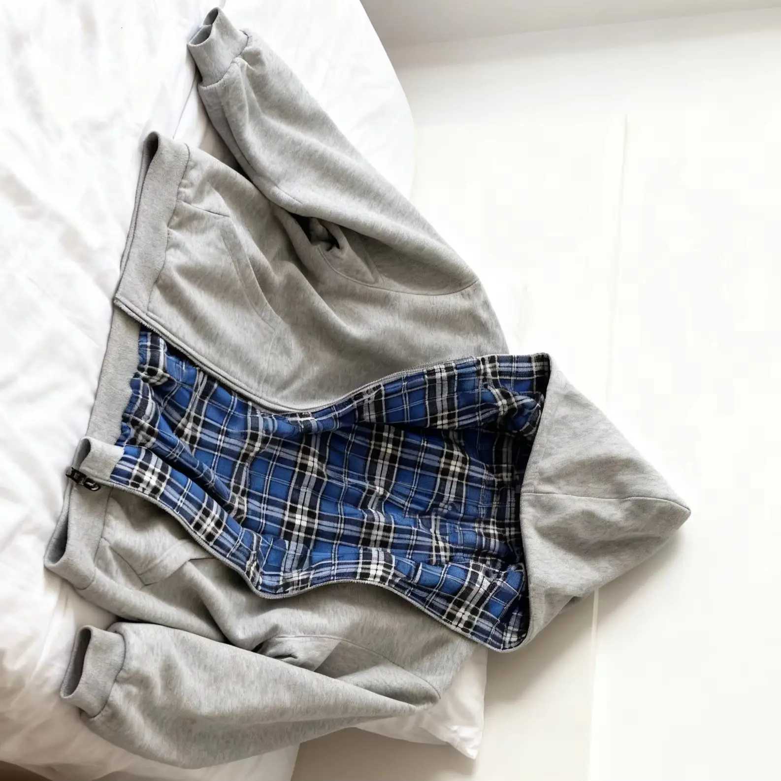 Street Fashion Trend Joker Hip Hop Vintage Zipper Hoodie Women Harajuku Y2K New Casual Loose Korean College Style Sweatshirt W251027