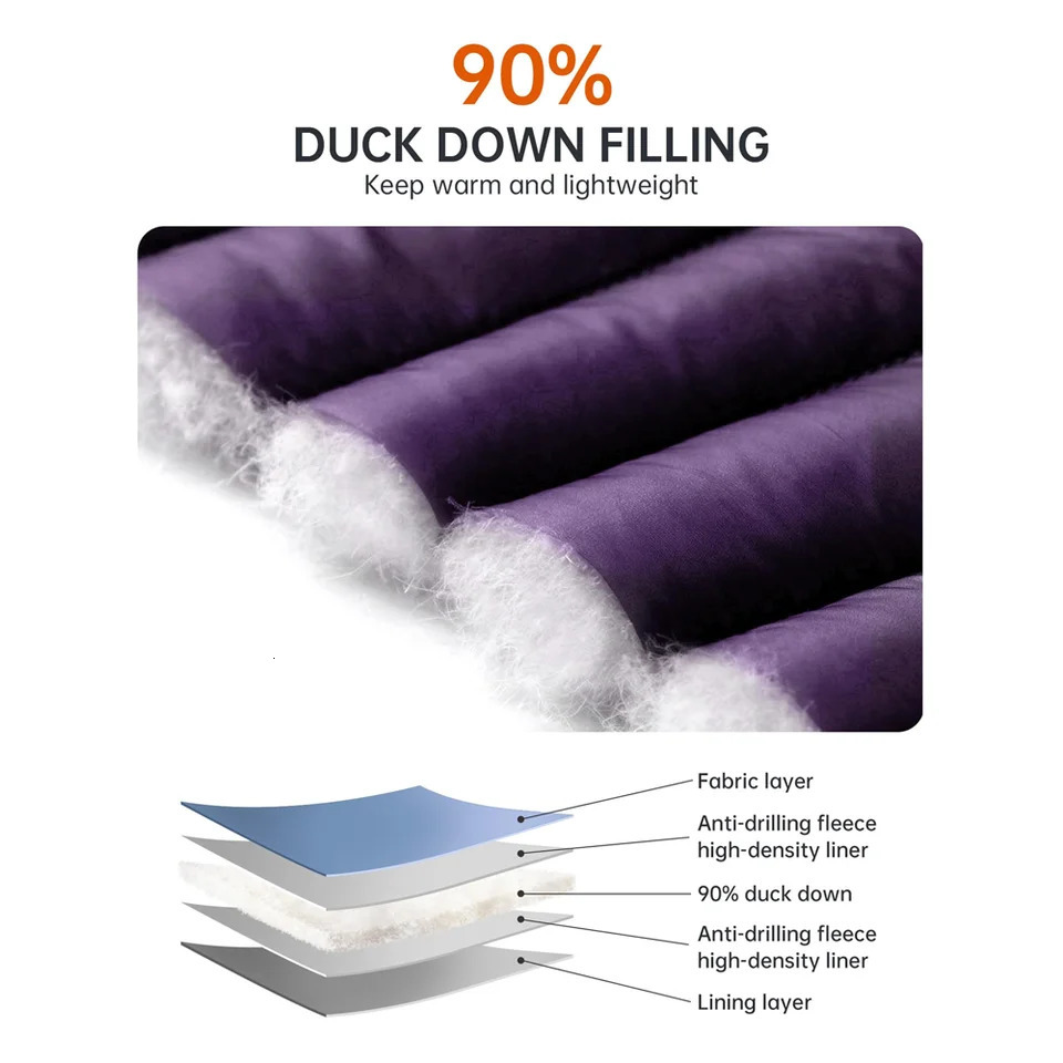 GOLDEN CAMEL Womens Down Jacket Hooded Winter Light Weight Short Puffer Coats Packable Warm Windproof for Women Clothes 251015