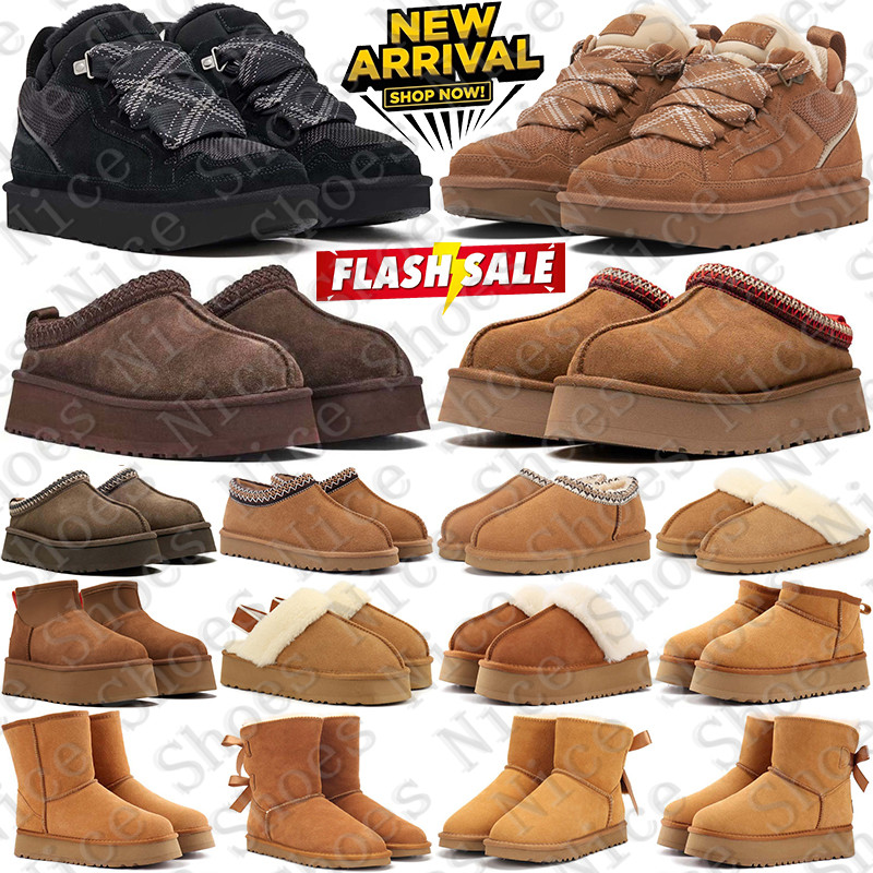 Designer boots martin booties Shoes for mens womens winter Autumn fur bottes heel botte leather sneakers luxury over the knee snow high platform classic