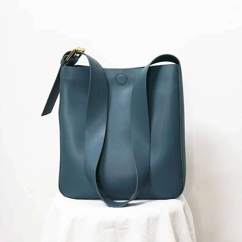 Designer Luxury Solid Color Fashion Cowhide Leather Shoulder Bag For Casual Ladies Crossboday Bags Designer Famous Brand Women Totes