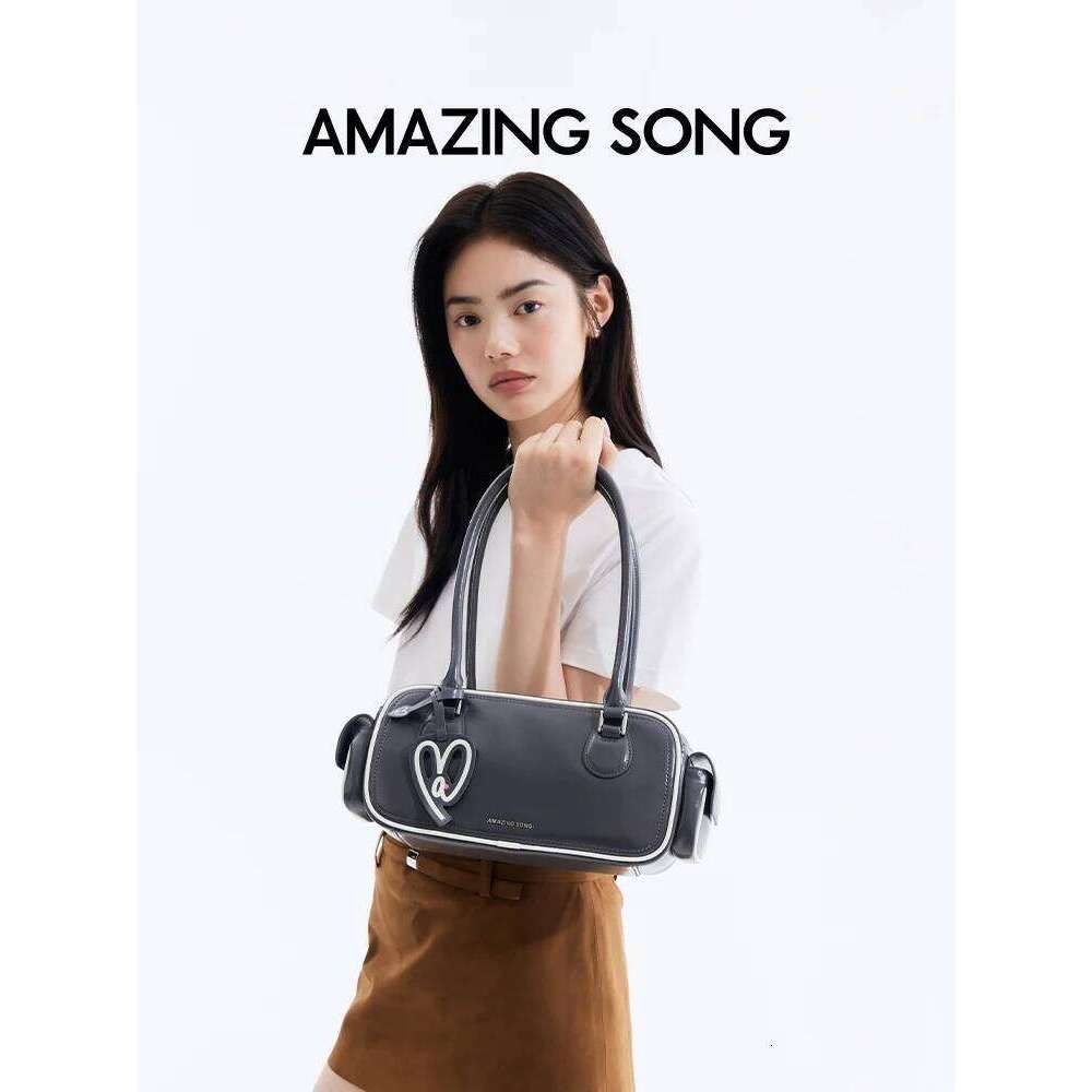 Designer Bag Luxury Bag Elegant Song Toast Baguette Clutch with Trendy Heritage Pattern