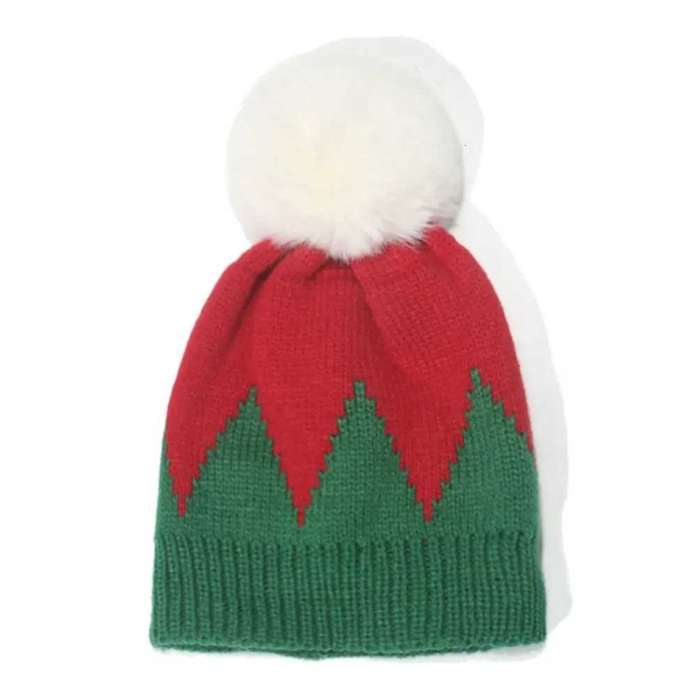 Gift Winter Warm Christmas Hat Cute Holiday Supplies Christmas Clothing Happy Christmas Acrylic Fibers Knitted Woolen Hat AdultW251027