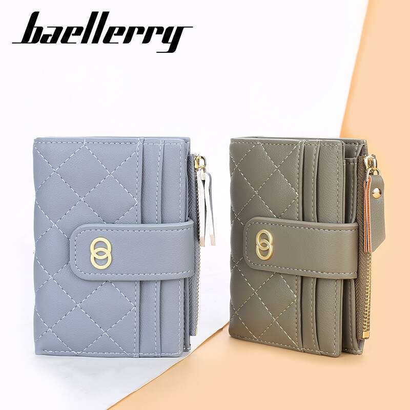 Wallets Small Card Holders Classic Short Top Quality Leather Female Purse Zipper Wallet For Women Carteria