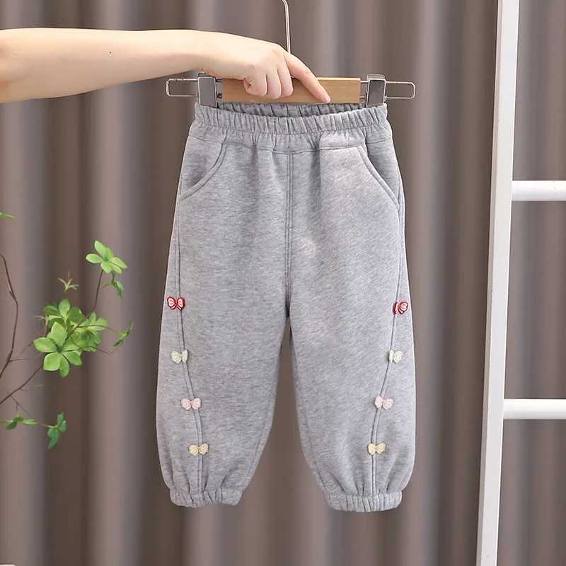 New Autumn Winter Baby Girls Clothes Children Casual Printed Thicken Warm Pants Toddler Clothing Kids Trousers Infant SportswearT251027