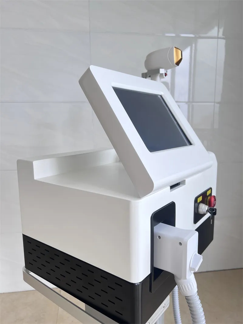 NEW 808 Alexandrite Hair Removal Laser Diode Machine High Power Ice Platinum Body Face Underarm Cooling Head Permanent Painless Epilator