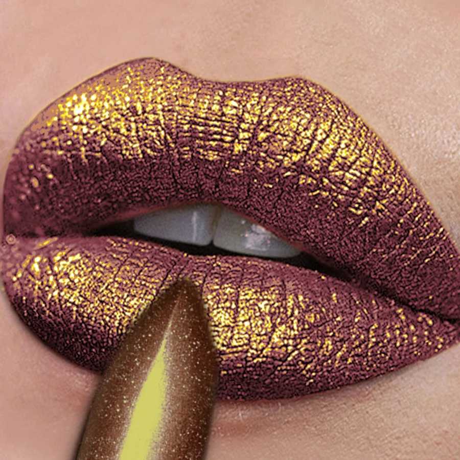 Matte Diamond Lipstick Waterproof Glitter Metallic High Lip Tint Pearlescent Pink Lip Makeup for Women Gift Cosmetic Lip Glaze W251027