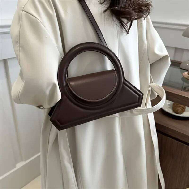 Solid Color Pu Leather Elegant Tote Versatile; Vintage Small Square Bag, Stylish Shoulder Crossbody Bag For Work Ocns