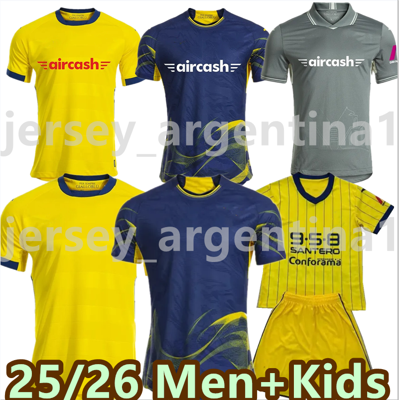 25 26 Hellas Verona Special 120th Anniversary Home Away Soccer Jerseys Kits Football COPPOLA SUSLOV DAWIDOWICZ TCHATCHOUA Uniforms Men kids kit Football Shirt