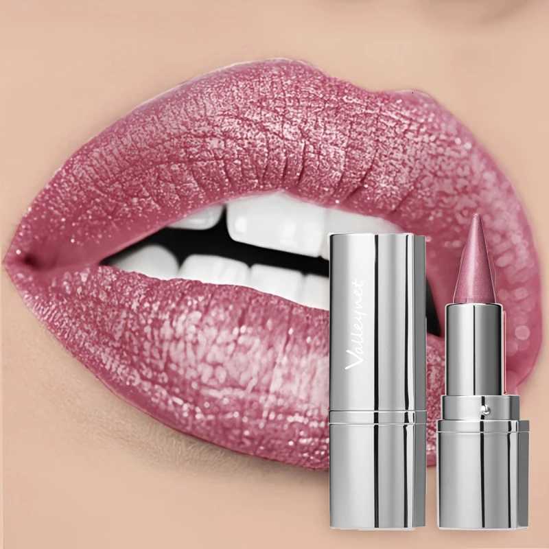 Waterproof Glitter Lipstick LongLasting Shimmering Lipstick with Metallic Finish All Skin Types Adult Use Beauty Lipstick W251027