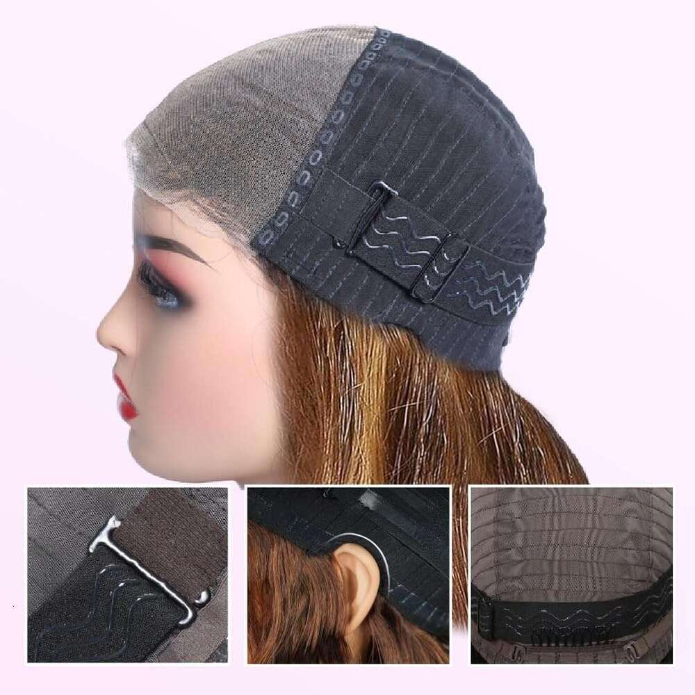 Glueless Human Hair Wig With 7X5 Front - Ombre Highlight #Fb30 Balayage Blonde/Brown Pre-Bleached Invisible Knots, 250% Density Body Wave Brown To Blo