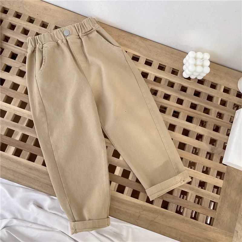 KoreanStyle Kids Slacks Boys Girls Autumn Spring Pants Trendy Foreign Fashion TrousersT251027