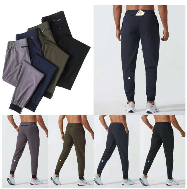 Jogger shorts Long Pants Sport Yoga Outfit Quick Dry Drawstring Gym Pocket Sweatpants pants Trousers Men Casual Elastic luluity lemonism leggings set