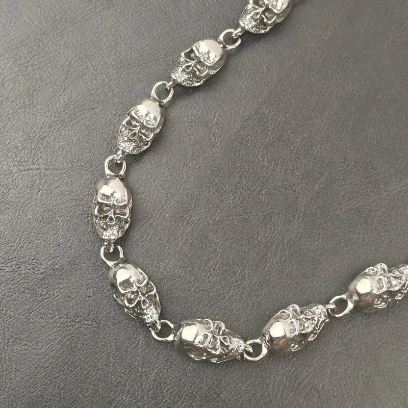 Heavy Metal Retro y2k Cross Snakes Body Skull Pants Chain Neogothic Men And Women Fashion Ones Waist Accessories 251024