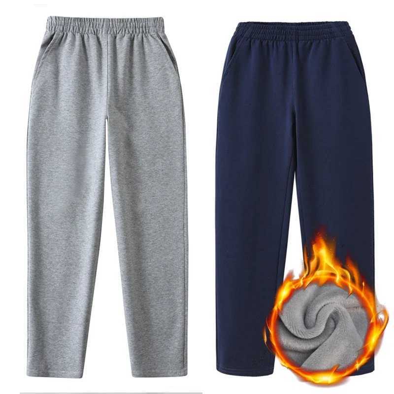 Autumn Winter Kids Teenage Boys Casual Sport Pants Fleece Trousers Jogger Pant for Children Loose Sweatpant Warm Boys ClothesT251027