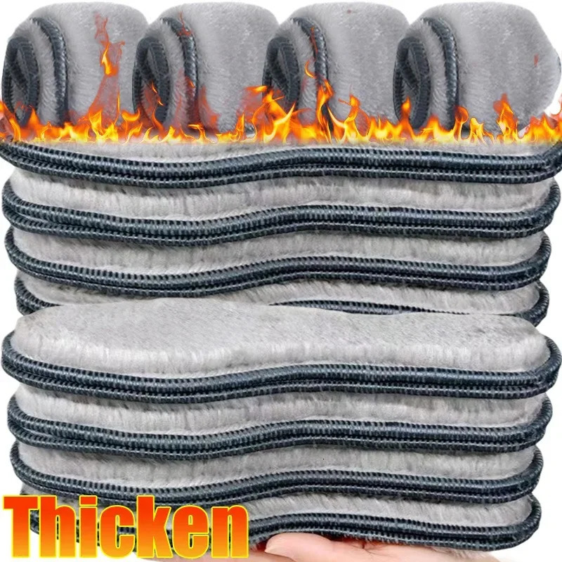 24pcs Self Heating Insoles Thermostatic Thermal Insole Faux Rabbit Fur Insole Winter Boots Pad Sole Thermal Insoles Plush Pads251020