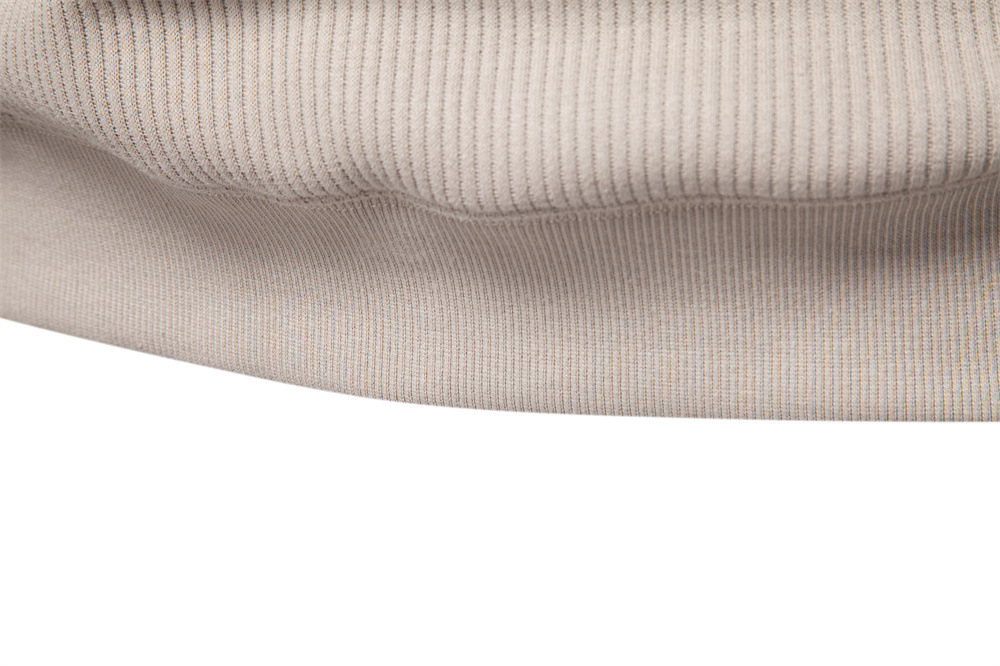 High-End Autumn/Winter Men's Half-Zip High-Neck Sweatshirt European and American Trend Heavyweight Fleece-Lined Warmth Thickened Top European Siz