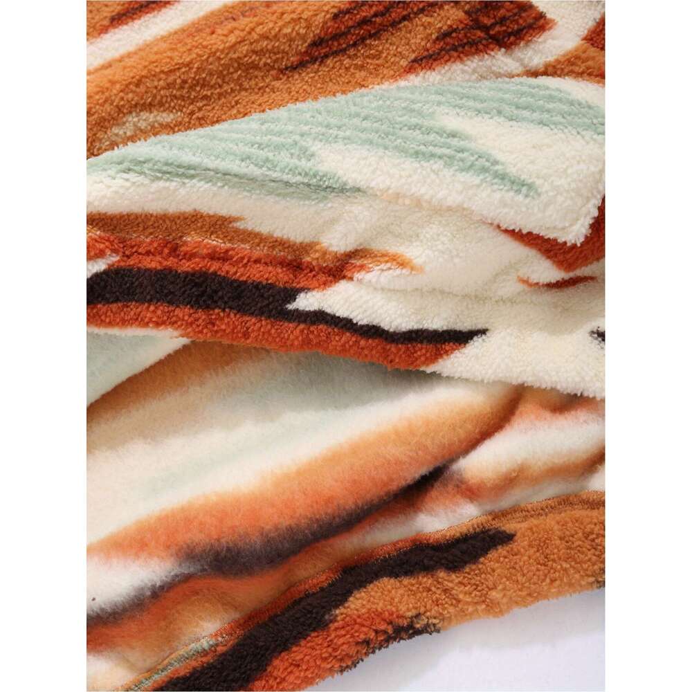 Women's Aztec Tribal Print Hoodie - Ultra-Soft Fleece-Lined Pullover Sweatshirt, Cozy Winter Hooded Everyday & Special Ocns, Autumn/Winter Clothi