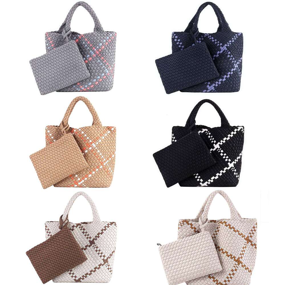 Spacious Casual Crossbody Satchel for Ladies Waterproof Neoprene Design w/ Pocketed Accessory Bag