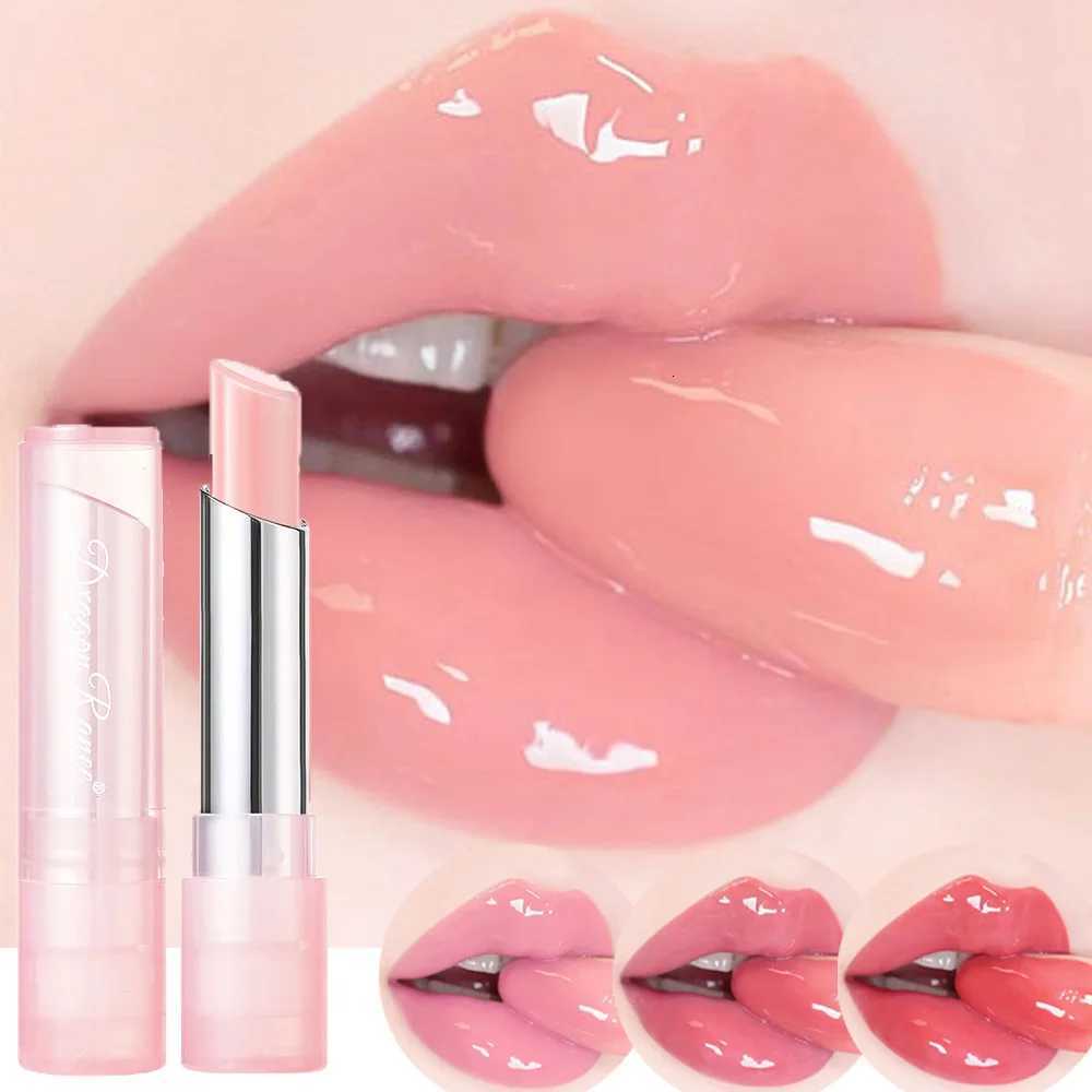 Temperature Change Lipstick Jelly Color Change Lip Balm Moisturizing Not Easy To Fade Lovely Pink Colored Lipstick Lips Care pc W251027