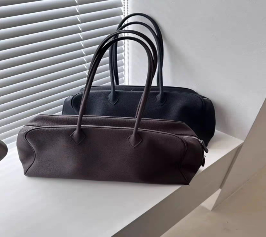 Fall Winter Womens Large Capaci Bowling Bag Tote Soft Handle Korean Sle Boston Single oulder 251014