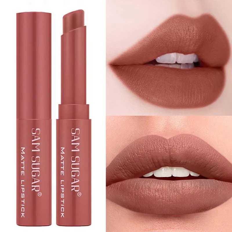 Nude Brown Matte Lipstick Waterproof Lip Sticks Not Fading Sexy Velvet Lipsticks for Women Make Up Long Lasting Lip Cosmetics W251027